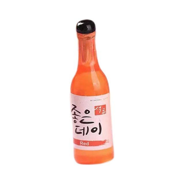 Luminous bottle DIY Internet celebrity Douyin miniature objects beverage wine bottle food play blind bag accessories accessories materials