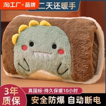 Hot water bottle rechargeable baby warmer explosion-proof hand warmer 2024 new winter cute plush hand warmer for girls