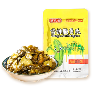 黄瓜腌制酱黄瓜片脆瓜咸菜榨菜下饭菜开胃菜酱菜袋装酱瓜香辣爽口