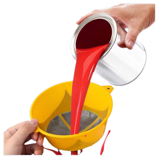 油漆过滤网过滤漏斗滤布过滤器滤网罩喷漆汽车装潢过滤网超细隔渣