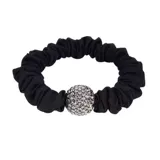 Лента для волос из органзы, резинка для волос интернет-знаменитости, новая стильная лента для волос, сетка со стразами, плиссированная лента для волос, аксессуары для волос, высокая эластичность и утолщение