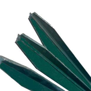 牛栏网立柱Y型实心柱三角尖头柱围网铁丝网支撑固定柱子防锈单根