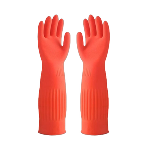 加长洗碗手套耐用家务胶皮加厚工作劳保耐磨厨房长款防水乳胶橡胶