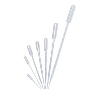 一次性塑料滴管巴氏吸管带刻度滴管0.2ml 0.5ml 1ml 2ml 3ml 5ml 10ml 加厚滴管巴氏吸管灭菌无菌