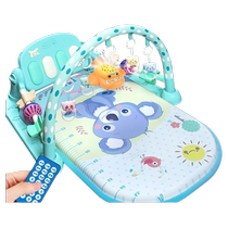 (Extra large size remote control charging) Newborn baby toy remote control sound and light pedal piano fitness stand for 0-1 year old baby