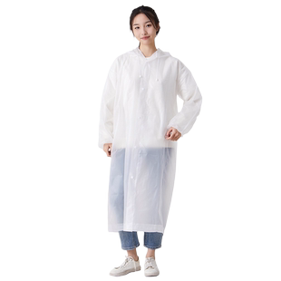 加厚非一次性男女雨衣便携户外雨披电动车成人儿童卡片登山防雨