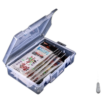 Throwing pole cocked mouth white striped bionic string hook fishing group red skin bright skin green skin lure fake bait hair string shrimp skin fishhook luminous