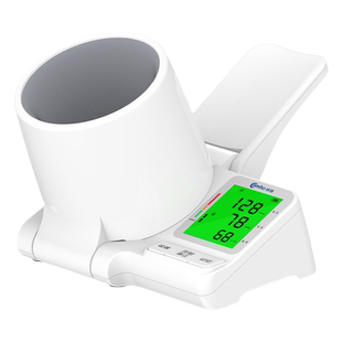 专用臂筒式电子血压计隧道式高血压测量仪家用测血压仪桶式全自动