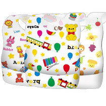 Childrens disposable bibs for babies baby eating artifacts waterproof bibs and saliva napkins three-dimensional feeding pockets for children