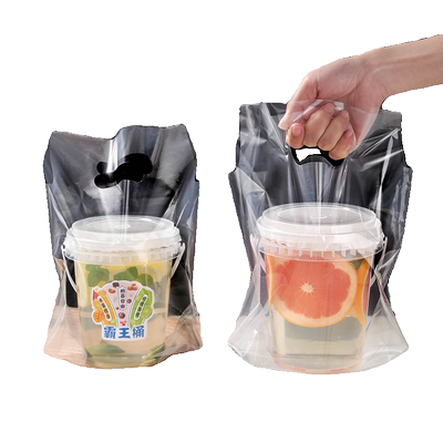 PE高透特厚一次性水果茶桶袋