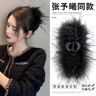 フェザーグリッパー大きなヘアクリップ女性の後頭部用 2024 新しいハイエンドサメクリップ少量の髪用