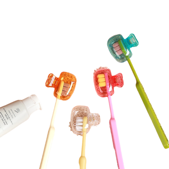 Household toothbrush storage clip portable toothbrush protective jacket