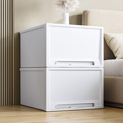 Storage box drawer type clothing storage box transparent plastic household pants wardrobe wardrobe organizer thickened storage cabinet