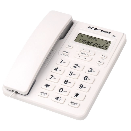 New landline telephone base for office and home use