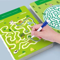 Лабиринт, учебная книга для тренировок, интеллектуальная интеллектуальная игрушка, 3-6 лет, концентрация внимания