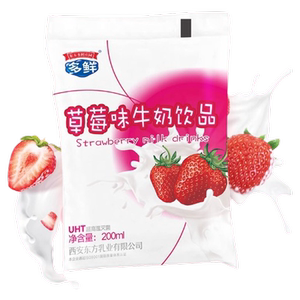 东方多鲜庄园 百利包经典纯牛奶200ml*16袋 营养儿童学生奶