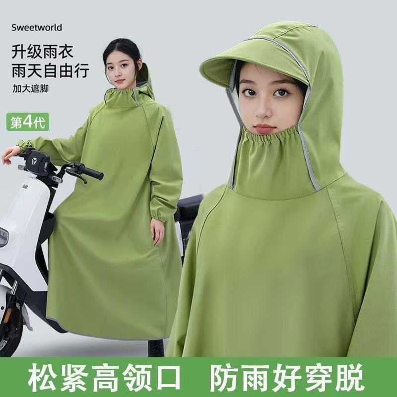 Raincoat Full-Body Anti-Storm Motorcycle Raincoat for Men, Adult Rain Poncho with Sleeves, Women's Electric Student All-In-One Hiking Raincoat Raincoat Full-Body Anti-Storm Motorcycle Raincoat for Men, Adult Rain Poncho with Sleeves, Women's Electric Student All-In-One Hiking Raincoat