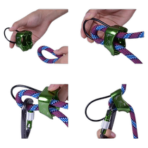 Alnas ATC descender downhill descent protector escape climbing descender outdoor rock climbing equipment