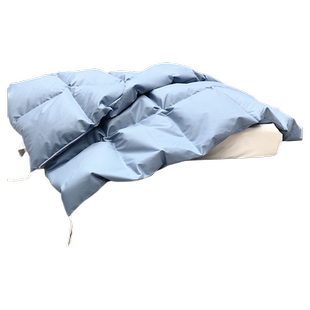 自充绒羽绒被被壳半成品钻毛被套内胆旧羽绒服改被布料冬天防钻绒