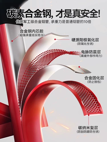 Домашняя лестница складывает многофункциональную телескопическую утолщение в помещении для херринг-ладья