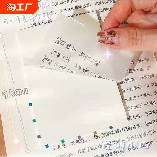 Прозрачная удобная наклейка.