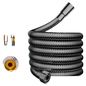 不锈钢花洒软管大口径家用淋浴雨喷头连接管通用热水器出水管配件