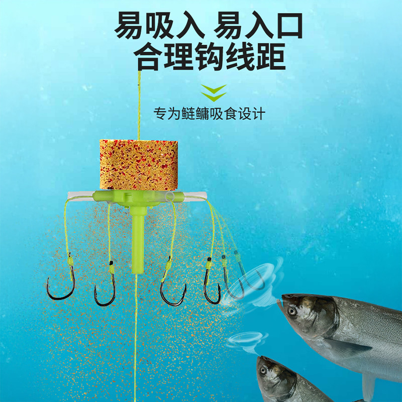 反离底钓鲢鳙大法,揭秘海竿反底钓线组的秘密武器!-鱼钩-淘宝百科网