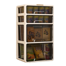 Drawer-type storage cabinet childrens toy storage box baby snack storage cabinet multi-layer storage rack living room and bedroom