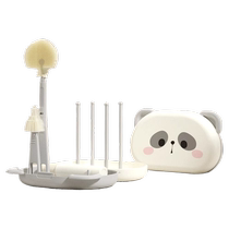 Kechao baby silicone portable bottle brush baby special cleaning brush travel storage box set cleaning brush