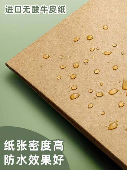 50/100档案袋牛皮纸A4加厚文件袋牛皮无酸纸质大号大容量超大塑料收纳透明投标资料袋A3批发办公用品