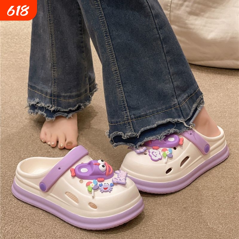 Croc Shoe Accessories Cartoon Cute DIY Decorations Children's Decorative Shoe Charms Flat Hollow Design Croc Shoe Accessories Cartoon Cute DIY Decorations Children's Decorative Shoe Charms Flat Hollow Design