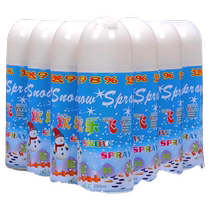 Simulated white flying snow spray foam snowflake snow spray can artificial artificial snow Christmas snow fake snow prop spray