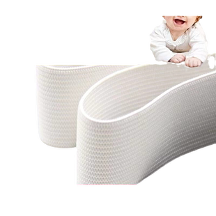 松紧带高弹力耐用宽细裤脚裤腰裤子扁婴儿皮筋白色袖口固定弹性