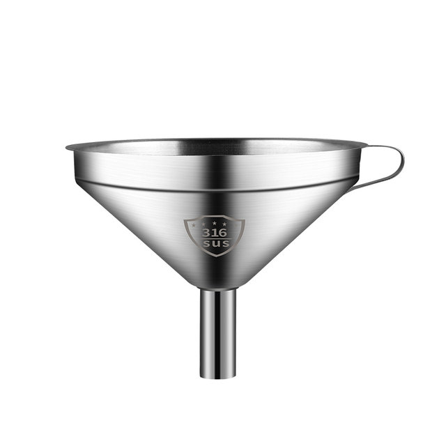 316 stainless steel wine raisin beater 304 filter funnel ບ່ວງເຫລົ້າທີ່ເຮັດຈາກຄົວເຮືອນ sling oil scoop wine spoon oil leakage