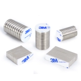 Мощный магнитный сильный магнит, клейкий круглый магнит на холодильник, прямоугольный двусторонний скотч