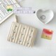 Gentle embroidered small flower wallet female student short wallet coin wallet exquisite small fresh simple wallet card bag ~