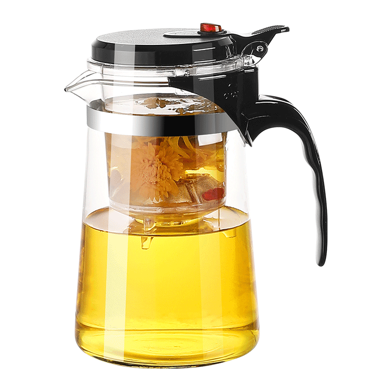 玻璃茶壶泡茶壶茶水分离过滤加厚防爆飘逸杯家用办公室冲茶器个人