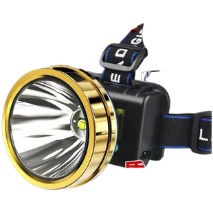 公牛适用LED头灯强光超亮头戴式手电筒户外家用充电大锂电长续航