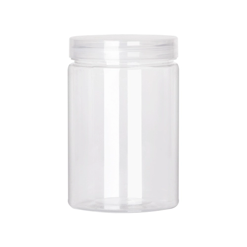 ПЭТ -круглое прозрачная упаковка ствола баллон банка для хранения банка для хранения банки для хранения продуктов питания китайская мешка медовая крышка для бутылки