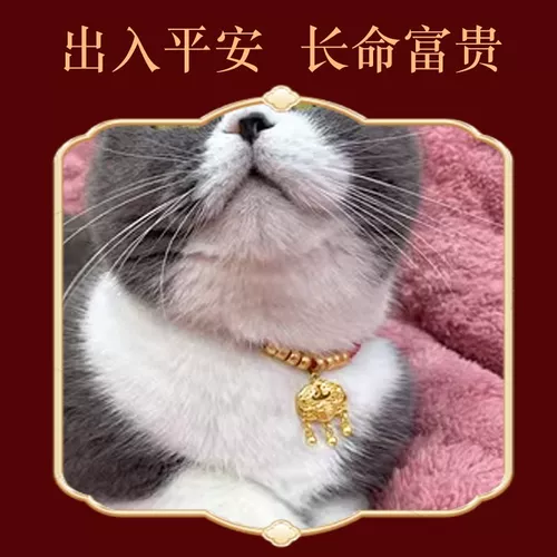 Чокер, ожерелье, бесшумный колокольчик, подвеска, плетеный аксессуар, домашний питомец, кот, замок долголетия, котенок