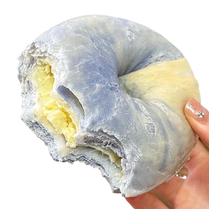 超模低脂贝果三明治面包圈无蔗糖健康饱腹即食代蔓越莓低卡抹茶