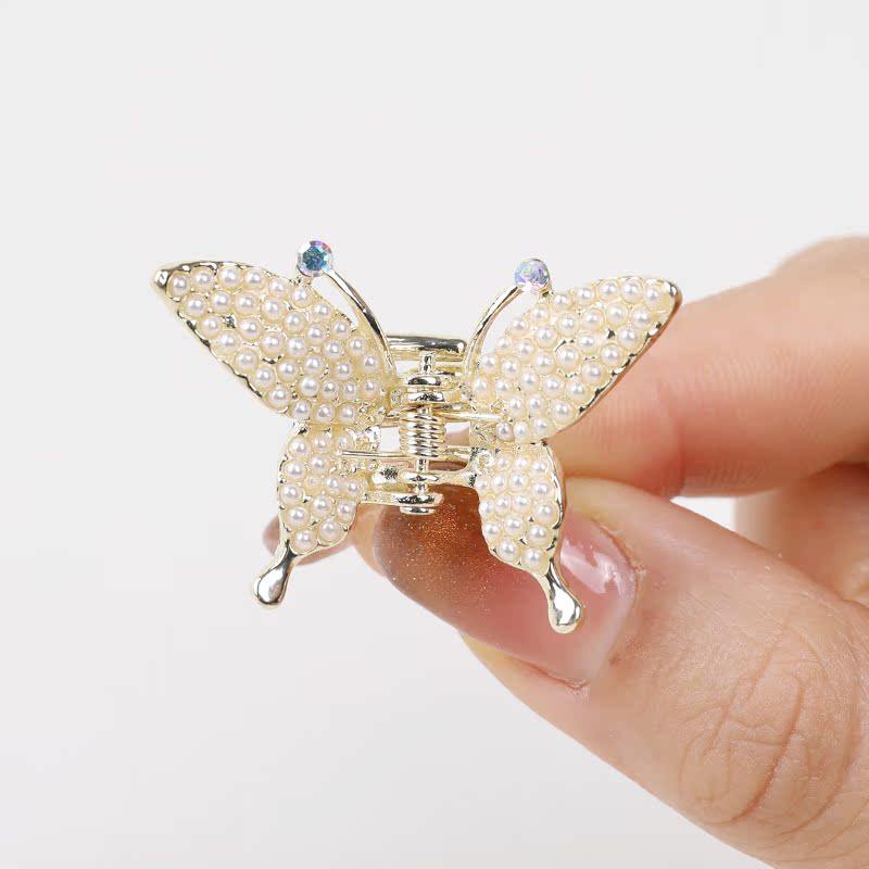 images 0:Mini-small pearl clip gripwind hairpinnet red hair jewelry small delicate hair stuck hair grip clip bang headdress