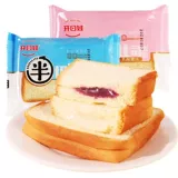 Ароматизированный тостовый хлеб, целая коробка, завтрак, сэндвич, закуска, новая выпечка, готовая к употреблению питательная и вкусная закуска, молочнокислые бактерии