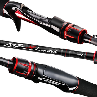 哈斯达路亚竿远投直柄枪柄双竿稍海杆淡水打黑雷强穆萨路亚单竿