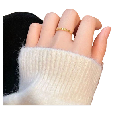 【官补1元】心形钢钛戒指不褪色不过敏 【券后价】2.99元