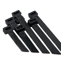 Self-locking nylon cable tie national standard black 3*150*5*200*250 strangled dog plastic binding cable tie with one pull high strength large wholesale lengthened 8*400