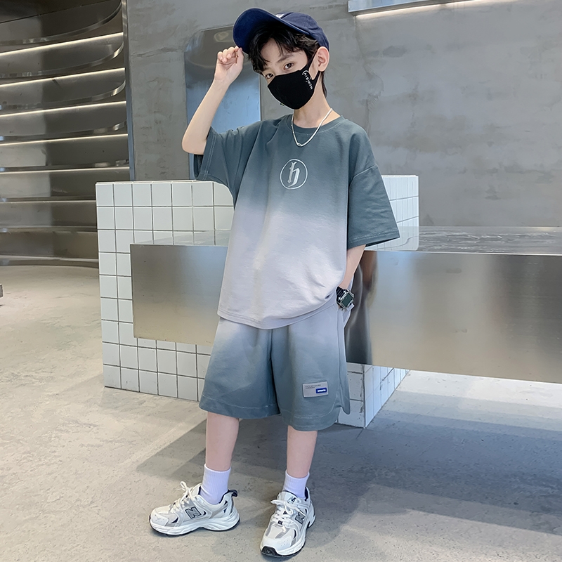 <!--男童夏装套装痞帅气夏款时髦2024新款中大儿童装夏季男孩潮酷穿搭-->