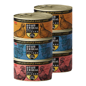 河谷老农猫罐头成幼猫鸡肉白肉猫咪营养湿粮功能主食罐24罐整箱