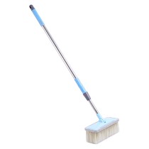 Soft bristle retractable pole imitation pig bristle car wash mop bus large truck car brush tool brush cleaning