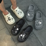 Летние туфли, нескользящие дышащие дезодорированные слайдеры на платформе, мужские тапочки